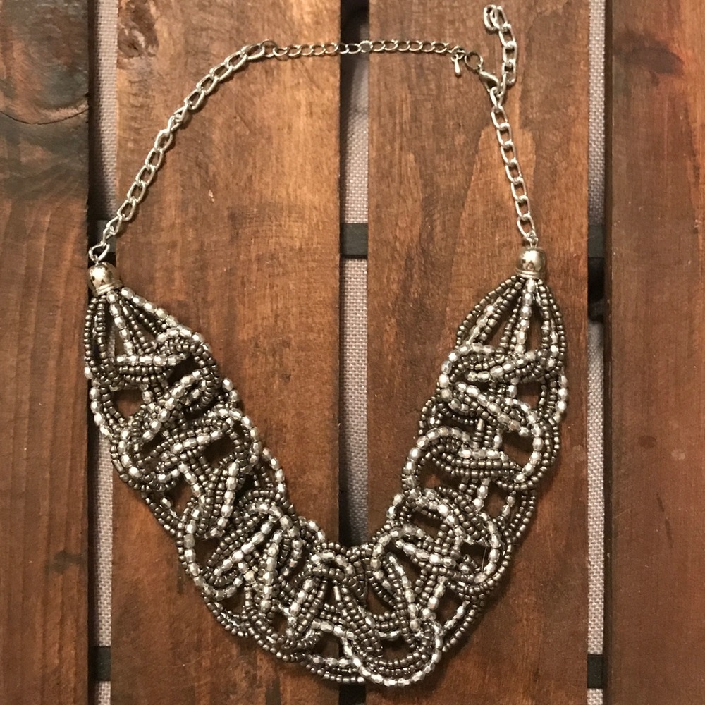 🌈 Beaded Statement Necklace - Francesca's